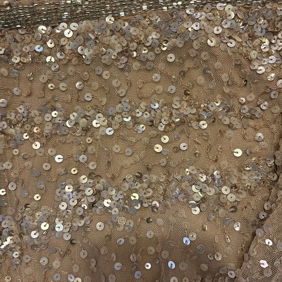 NWT Mac Duggal Nude Sequin Gown - Picture 6 of 6